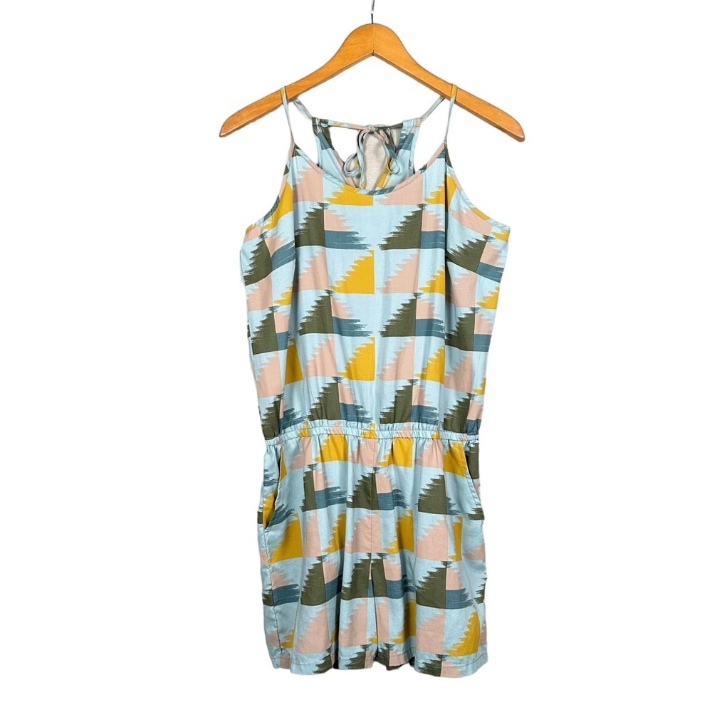 PRANA Franny Halter Neck Tie Romper - Picture 3 of 14